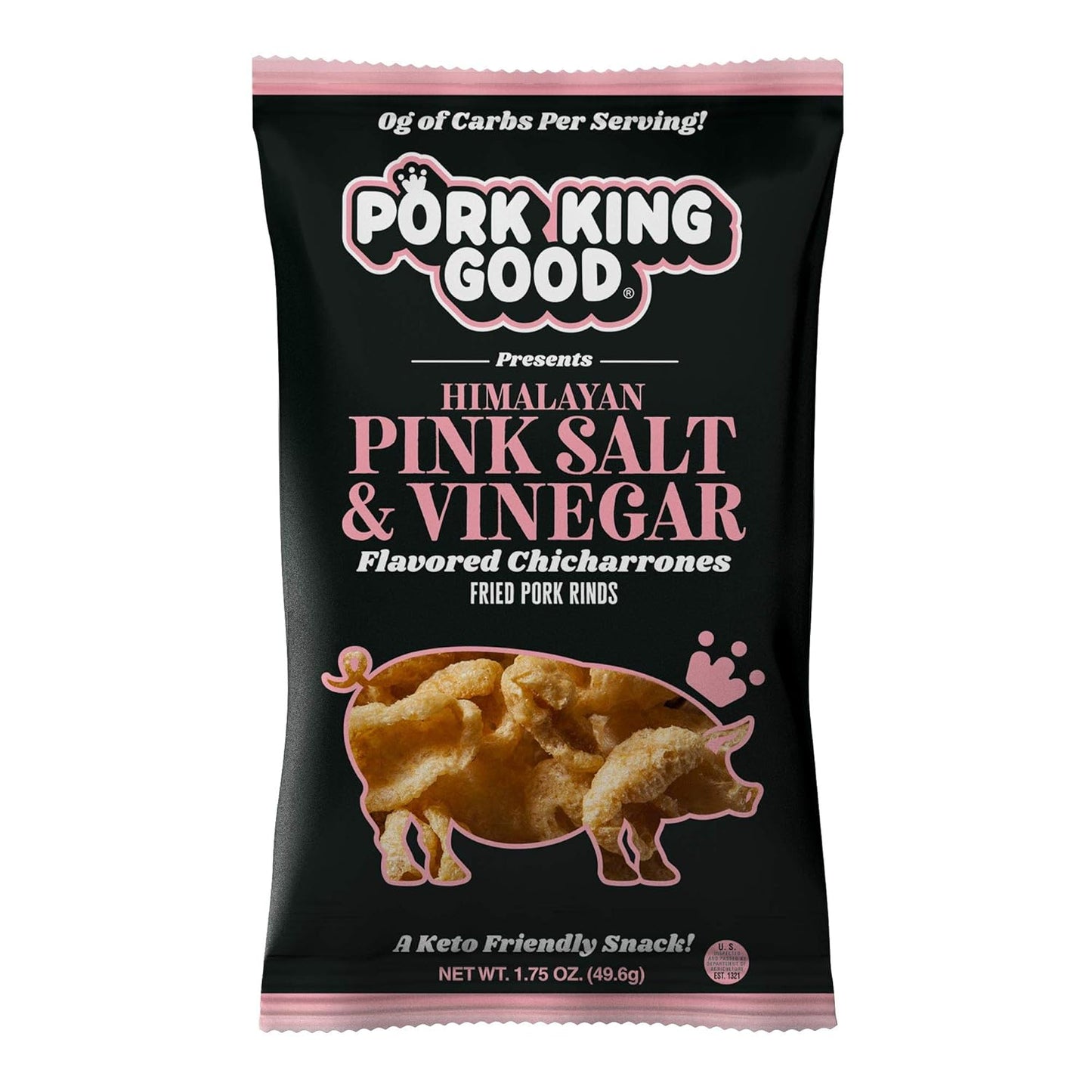 Pork King Good Pork Rinds Variety 6 Pack (Chicharrones) Keto Snacks