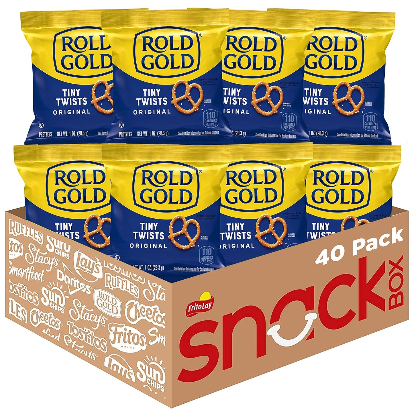 Rold Gold Tiny Twists Pretzels, 1 Ounce (Pack of 40) - Big Mart USA