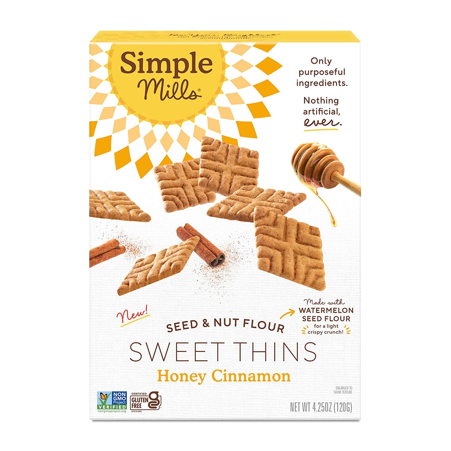 Simple Mills, Chocolate Brownie Cookies Thins, 4.25 Ounce - Big Mart USA
