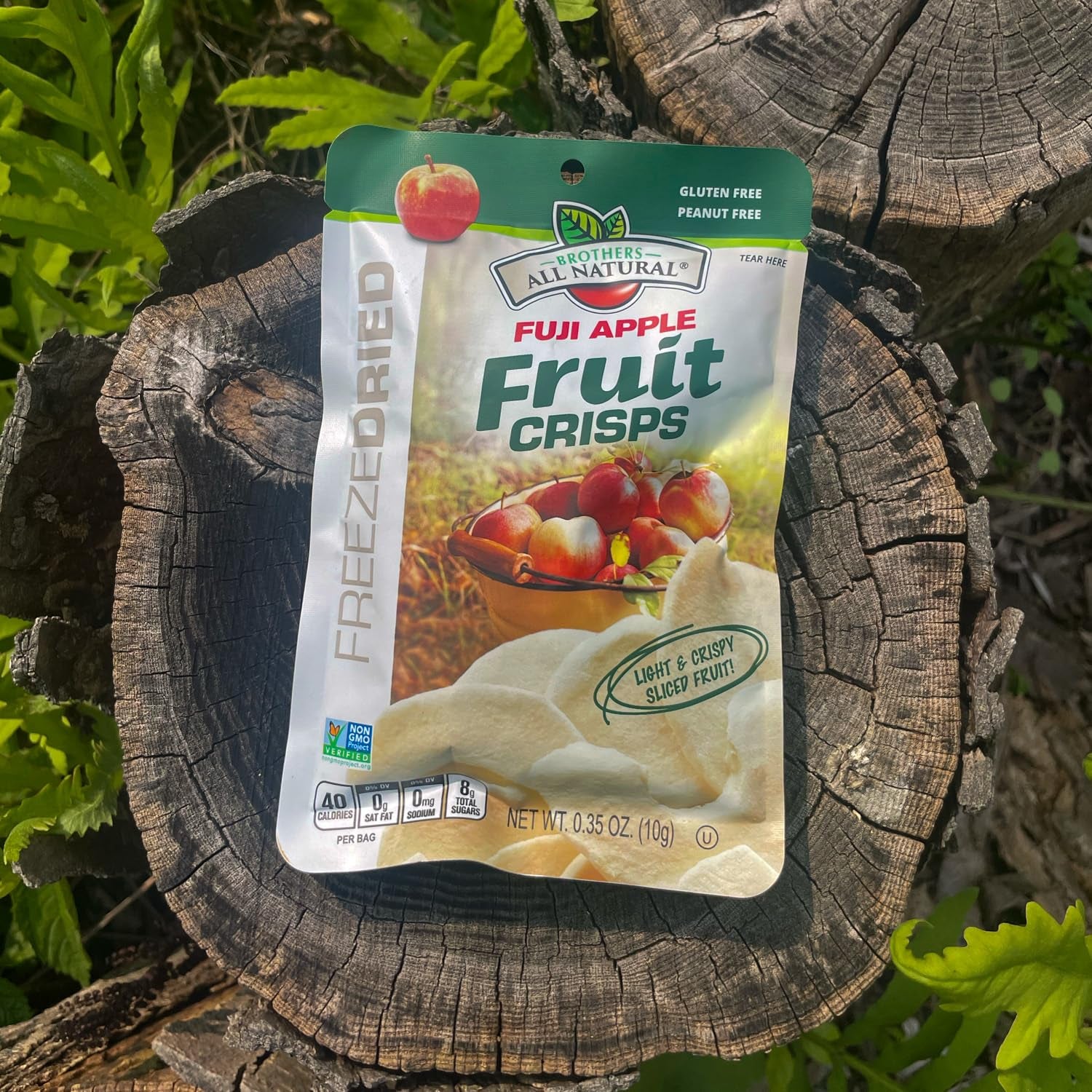 Brothers-All-Natural Fuji Apple Crisps, 0.35-Ounce Bags, 24 Count - Big Mart USA