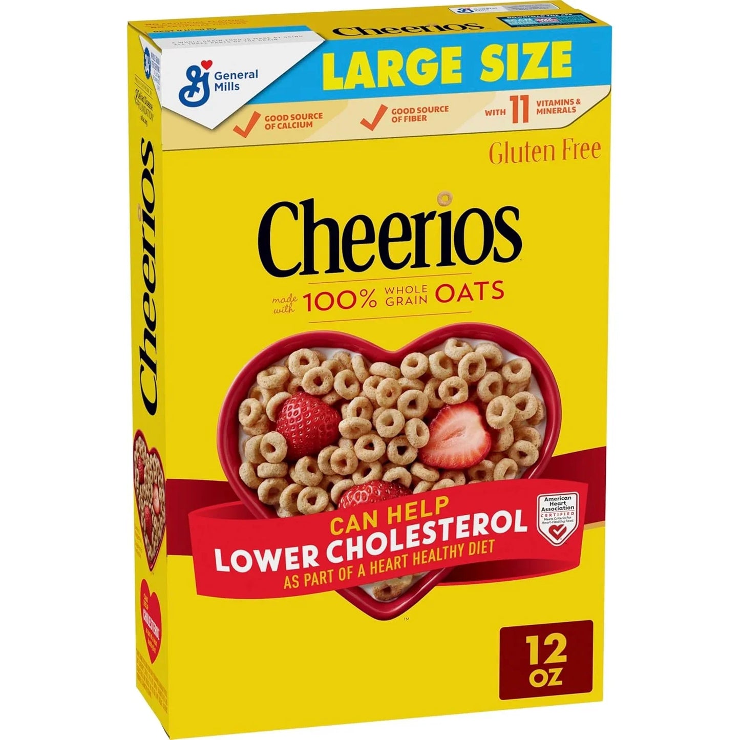 Cheerios Heart Healthy Gluten-Free Breakfast Cereal, 20 oz Giant Size - Big Mart USA