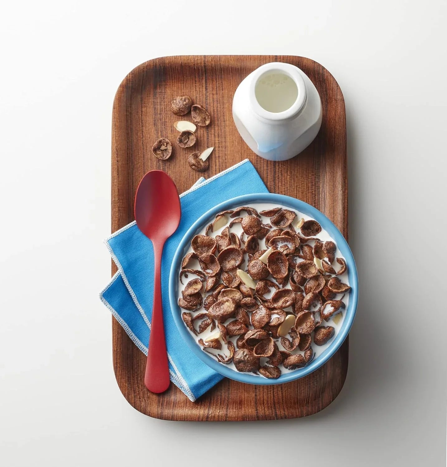 Post Premier Protein Chocolate Almond Cereal - Chocolatey Protein Flakes with Sliced Almonds, 20G of Protein per Serving, 9 OZ Box - Big Mart USA