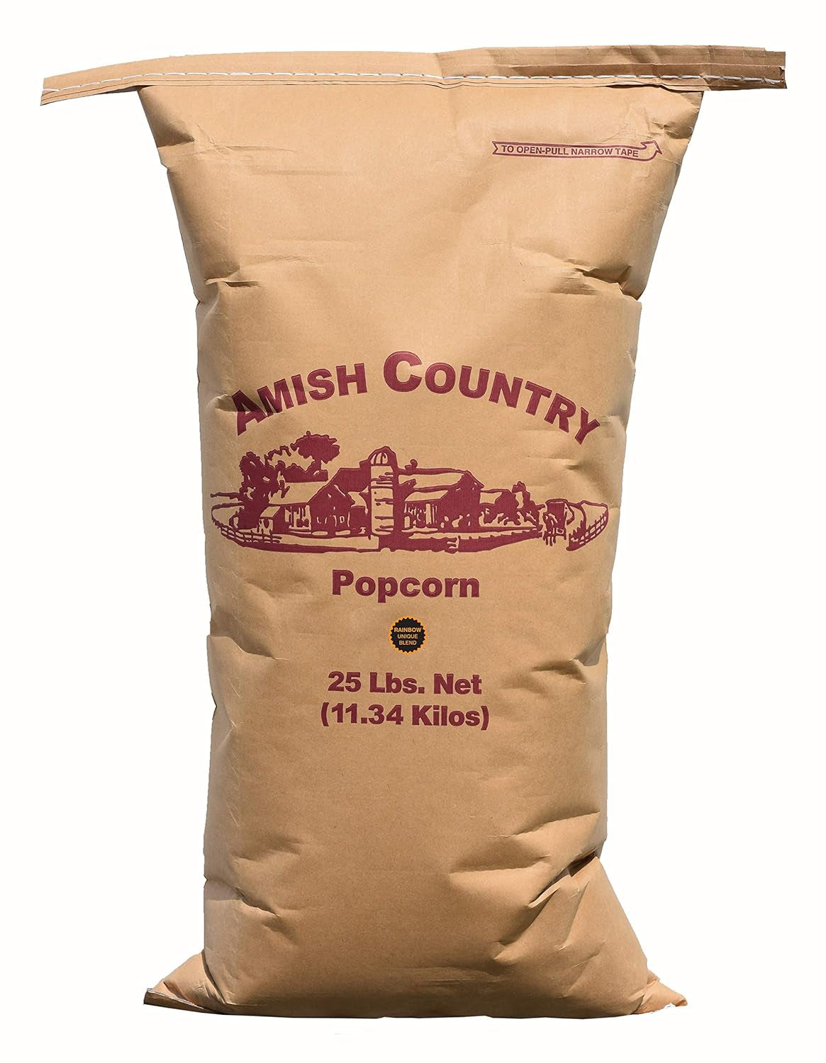 Amish Country Popcorn Rainbow Popcorn Kernels, 6LB Bag - Non-Gmo, Gluten Free, Old Fashioned Popcorn - Big Mart USA