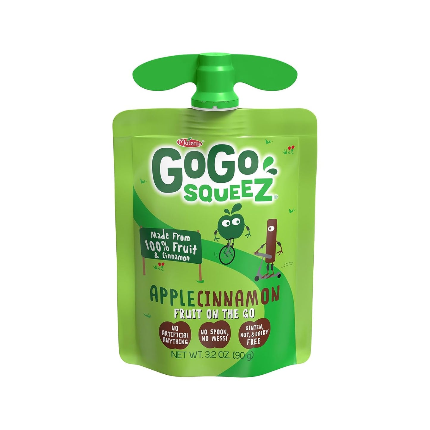 Gogo Squeez Applesauce, Apple Cinnamon, 3.2 Oz, 4 Ct