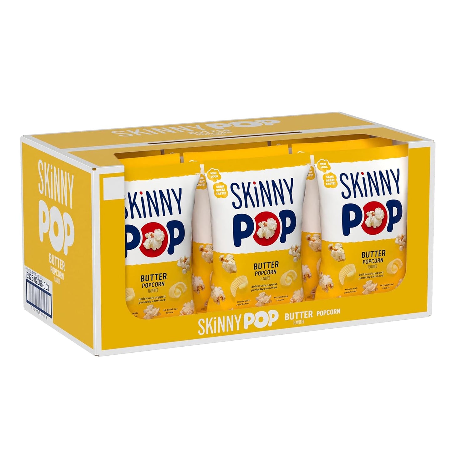 Skinnypop Popcorn, Original, Whole Grain, Dairy-Free Snack, 8Oz Family Size Bags (6Ct) - Big Mart USA