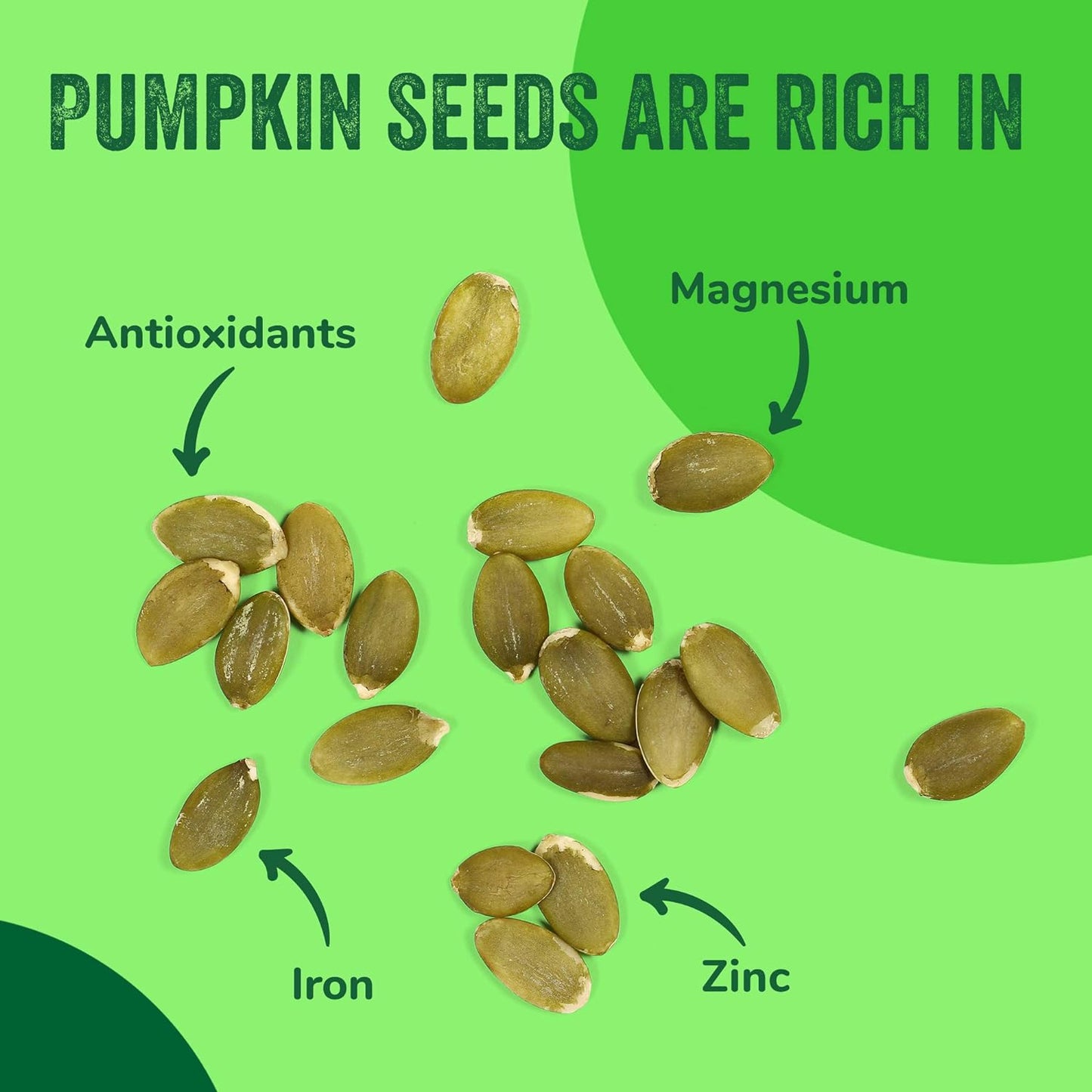 Oven Toasted Pumpkin Seeds with Sea Salt (Papitas) 32 Oz (2 Lb) Batch Tested Gluten & Peanut Free | No Oils | No PPO | Non GMO | Vegan and Keto Friendly | Premium Quality - Big Mart USA