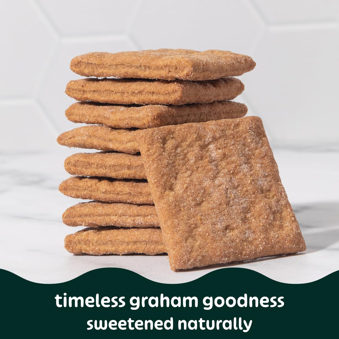 Must Love Classic Graham - No Added Sugar, Sweetened with Dates - Great for Pie Crust, Mini S'More, Cheese Boards - Simple Ingredients, Vegan, Plant-Based - Healthy Snacking for Family, 2 Pack X 5 Oz - Big Mart USA