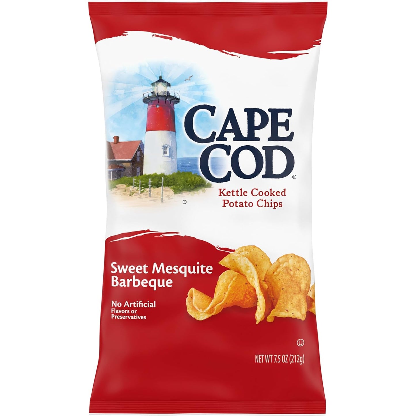 Cape Cod Sea Salt & Vinegar Chips, 7.5 Oz Bag - Big Mart USA