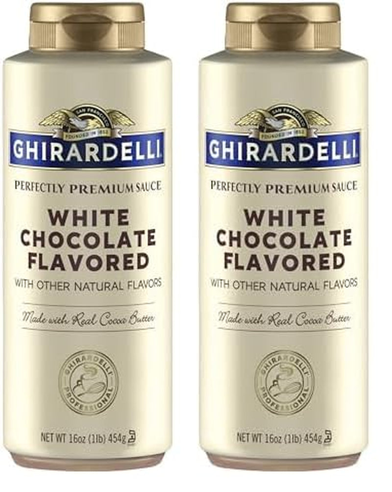 Ghirardelli White Chocolate Sauce, 16 Ounce Squeeze Bottle - Big Mart USA