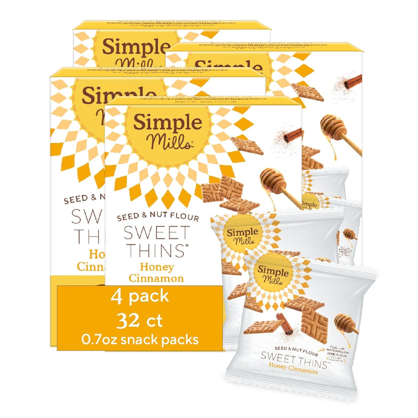 Simple Mills, Chocolate Brownie Cookies Thins, 4.25 Ounce - Big Mart USA