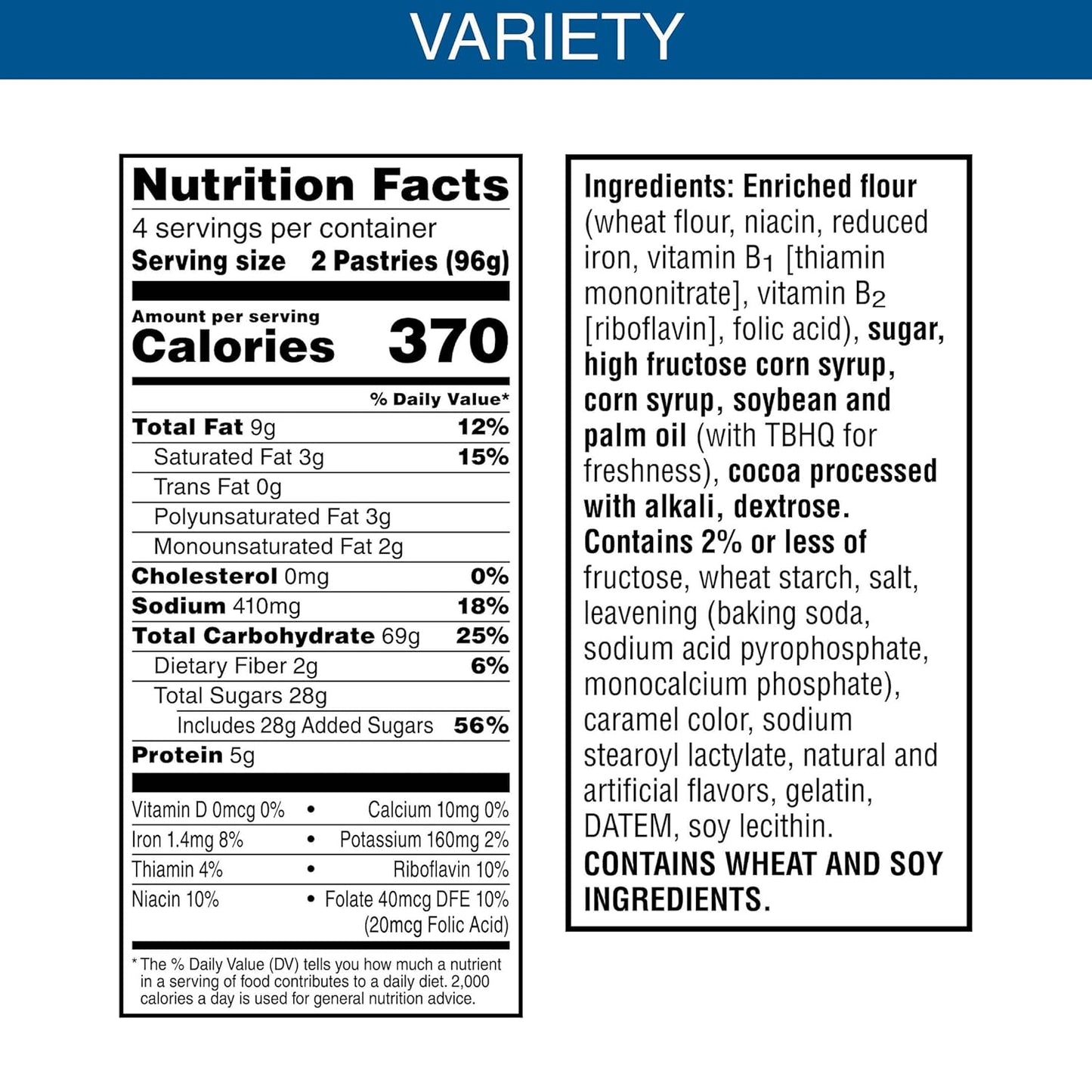 Pop-Tarts Girl Scout Toaster Pastries, Breakfast Foods, Kids Snacks, Frosted Thin Mints, 13.5Oz Box (8 Pop-Tarts)