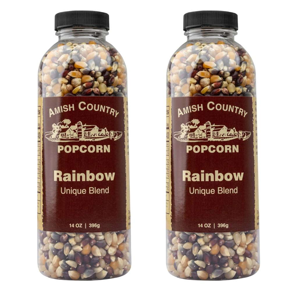 Amish Country Popcorn Rainbow Popcorn Kernels, 6LB Bag - Non-Gmo, Gluten Free, Old Fashioned Popcorn - Big Mart USA