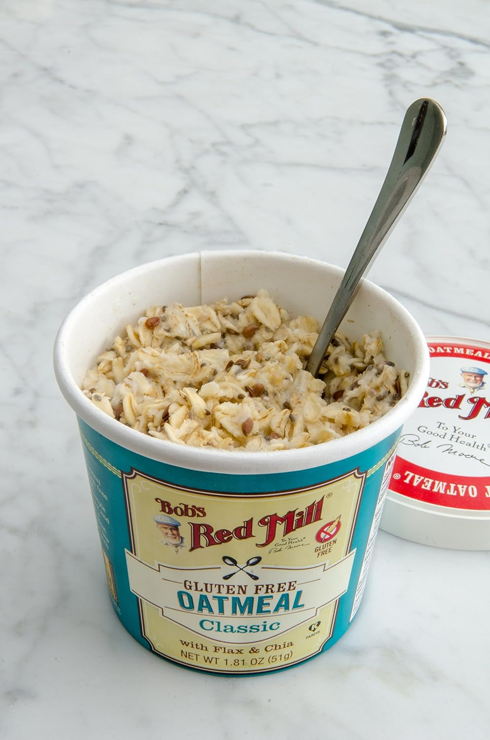 Bob'S Red Mill Classic Oatmeal Cup, 1 Cup (Pack of 12) - Non GMO, Organic, Whole Grain, Vegan, Kosher - Big Mart USA