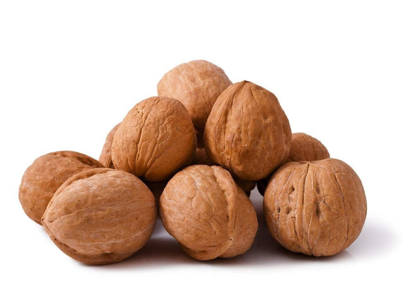In Shell Walnuts (2 Lbs.) - Large Natural California Walnuts - Great Source of Omega 3 - Fresh New Crop - Bursting with Flavor - Farm Fresh Nuts Brand - Big Mart USA