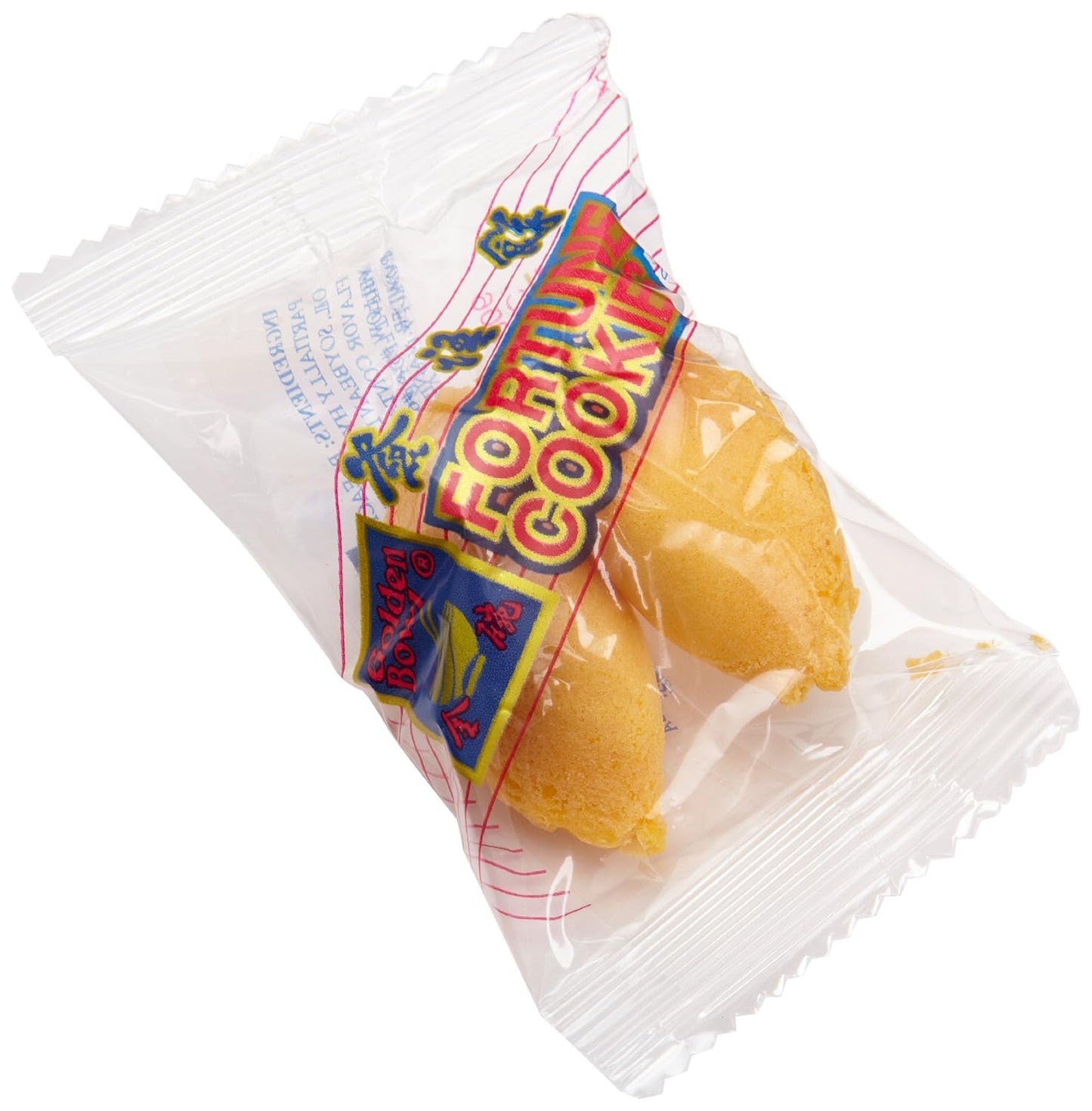 Golden Bowl Individually Wrapped Fortune Cookies, 60 Count - Big Mart USA