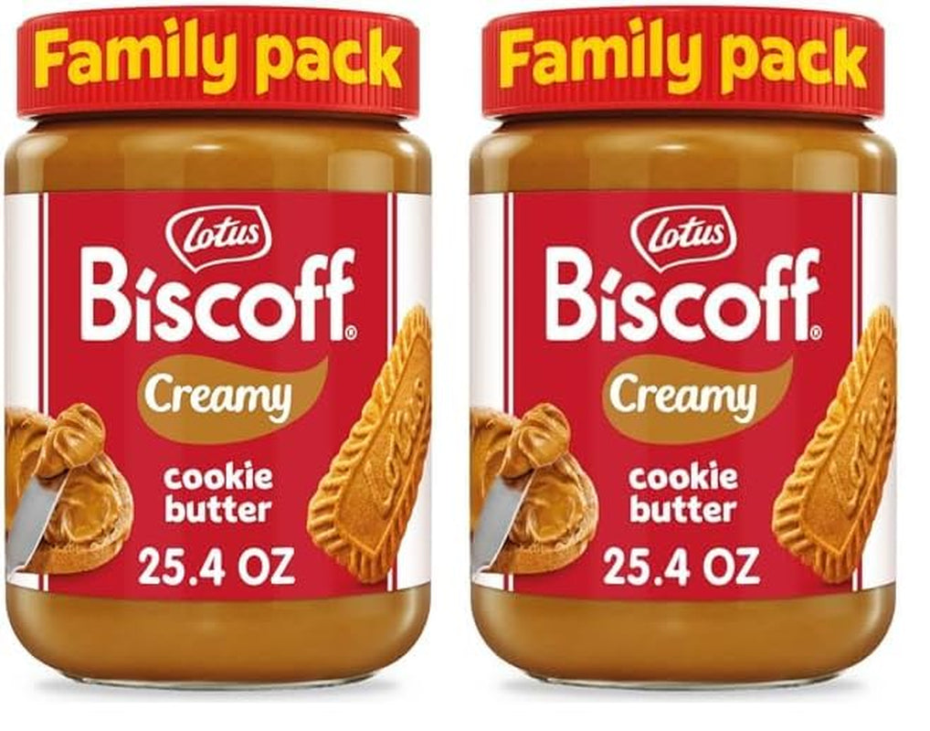 Lotus Biscoff Cookie Butter Spread, Crunchy, Non GMO + Vegan, 24.7Oz