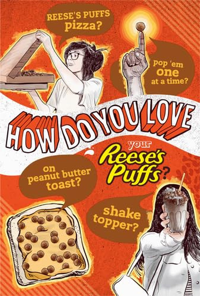 REESE'S PUFFS Breakfast Cereal, Chocolatey Peanut Butter Cereal, 11.5 Oz