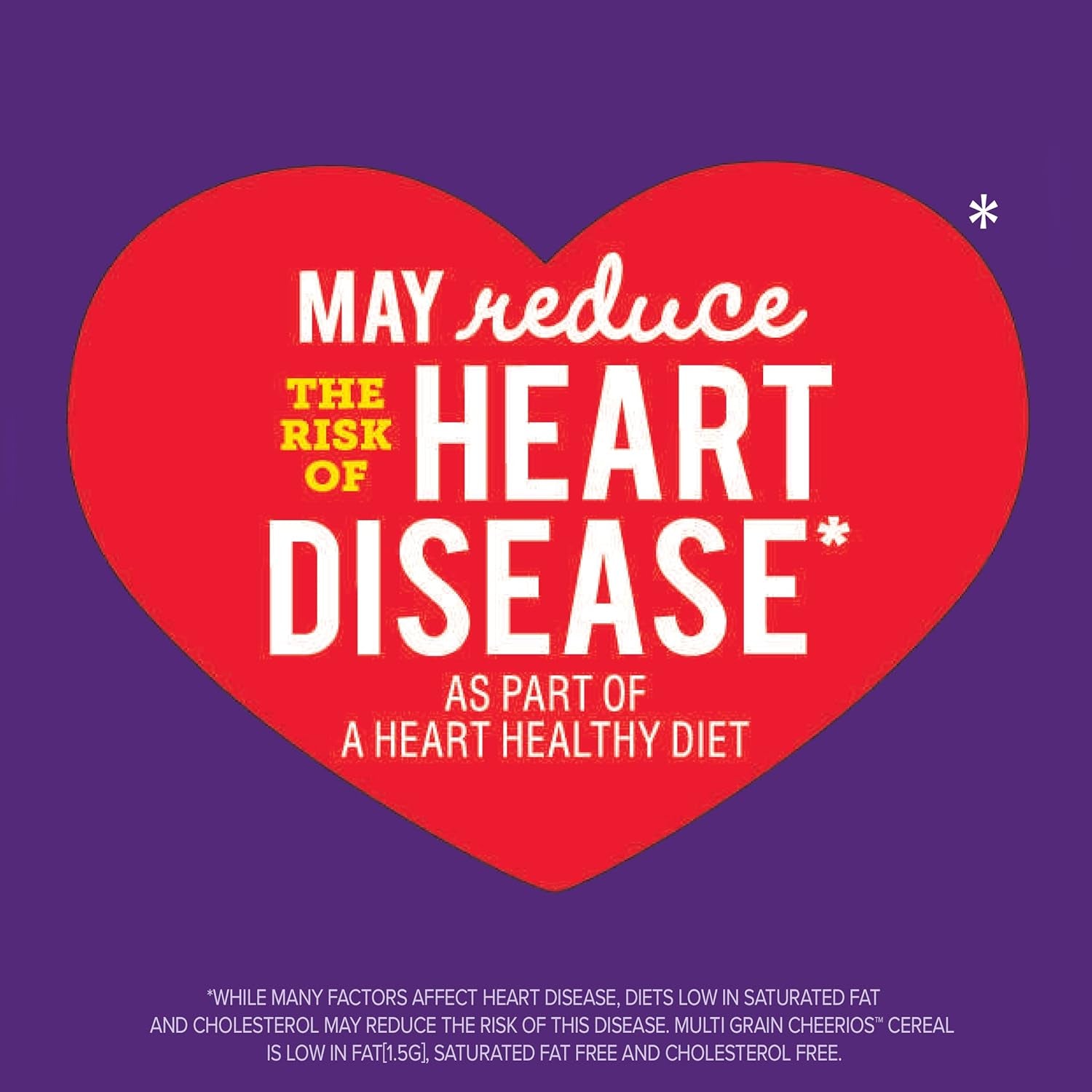 Multi Grain Cheerios, Heart Healthy Breakfast Cereal, Gluten Free, Family Size, 18 Oz