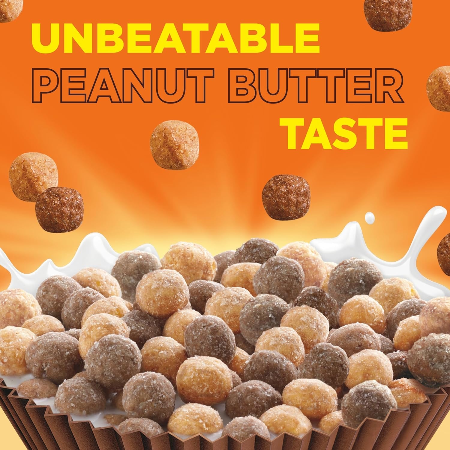 REESE'S PUFFS Breakfast Cereal, Chocolatey Peanut Butter Cereal, 11.5 Oz