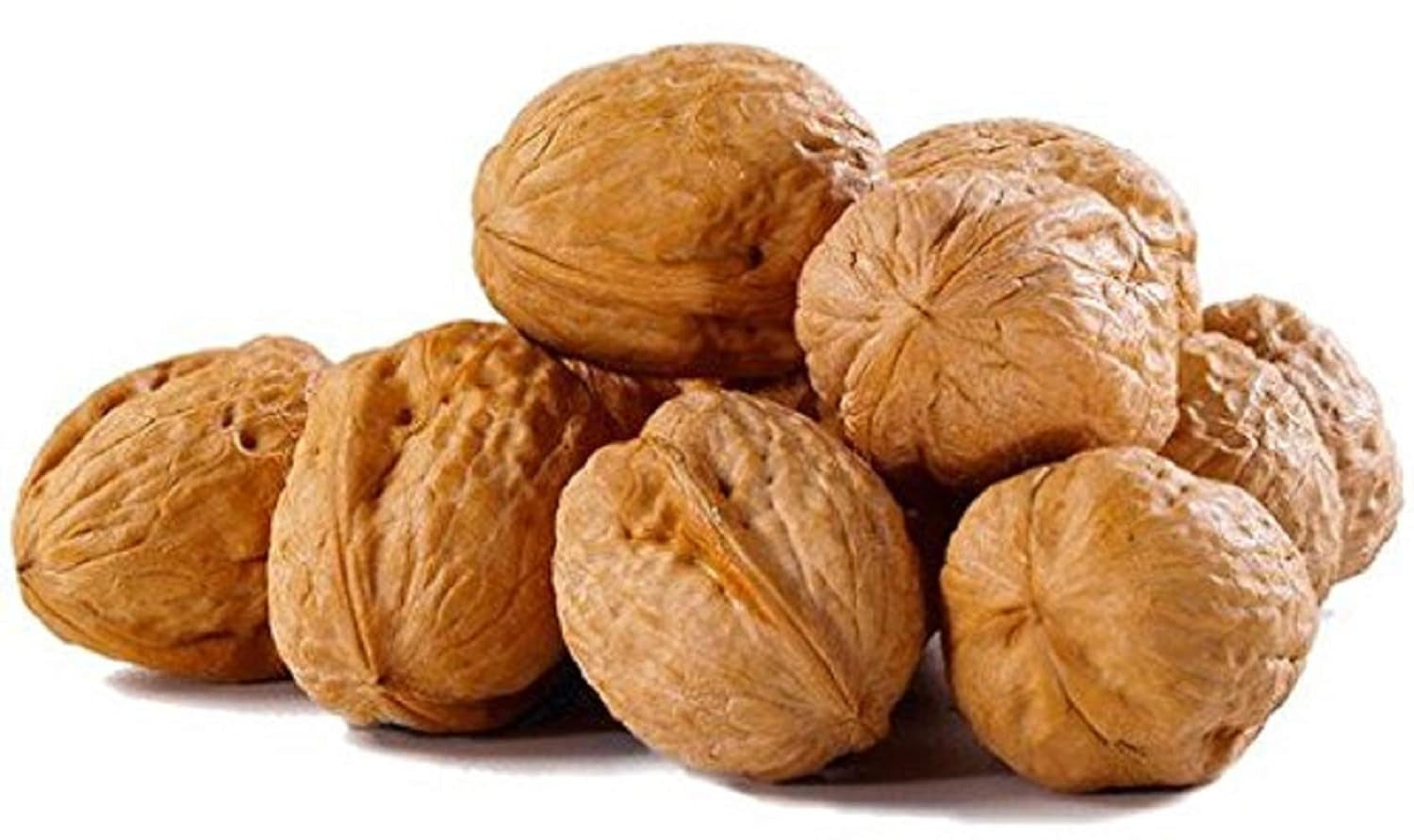 In Shell Walnuts (2 Lbs.) - Large Natural California Walnuts - Great Source of Omega 3 - Fresh New Crop - Bursting with Flavor - Farm Fresh Nuts Brand - Big Mart USA