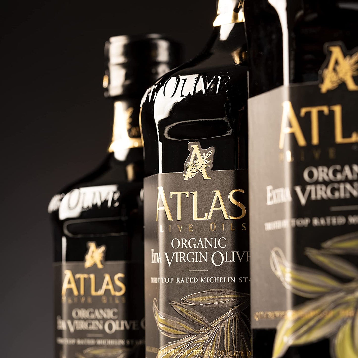Atlas 750 Ml Organic Cold Press Extra Virgin Olive Oil with Polyphenol Rich from Morocco | Newly Harvested Unprocessed from One Single Family Farm | Moroccan EVOO Trusted by Award-Winning Chefs