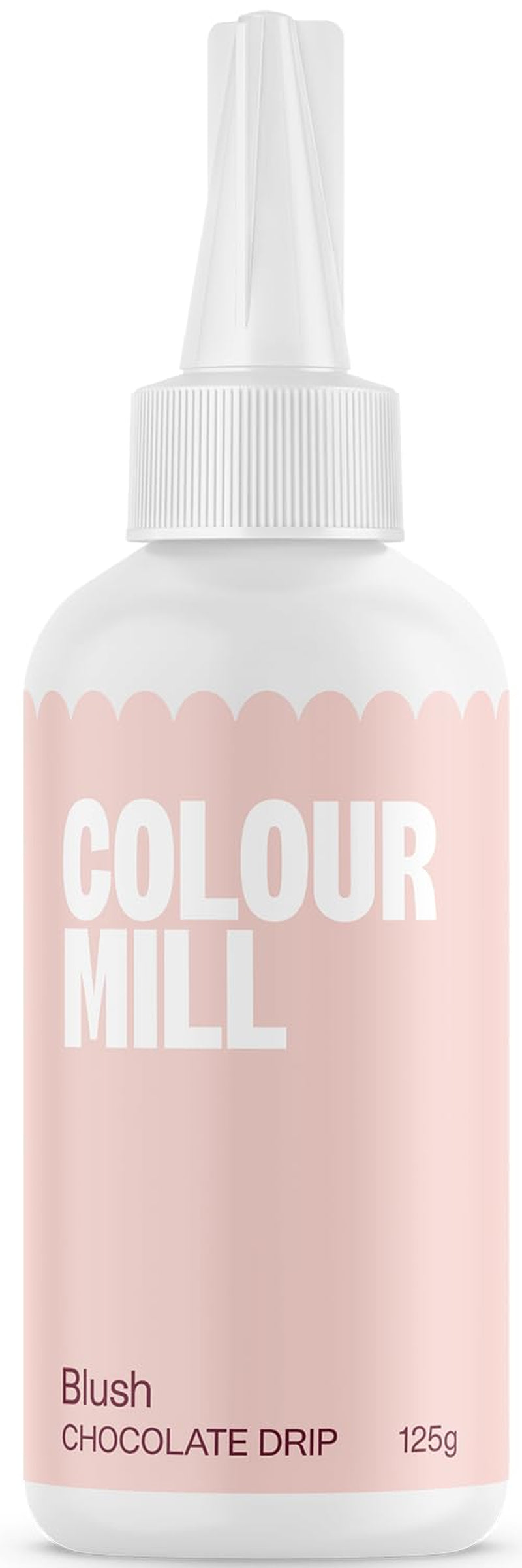 Colour Mill Chocolate Drip Easy-Melt Drizzle for Desserts, 125 Grams Red