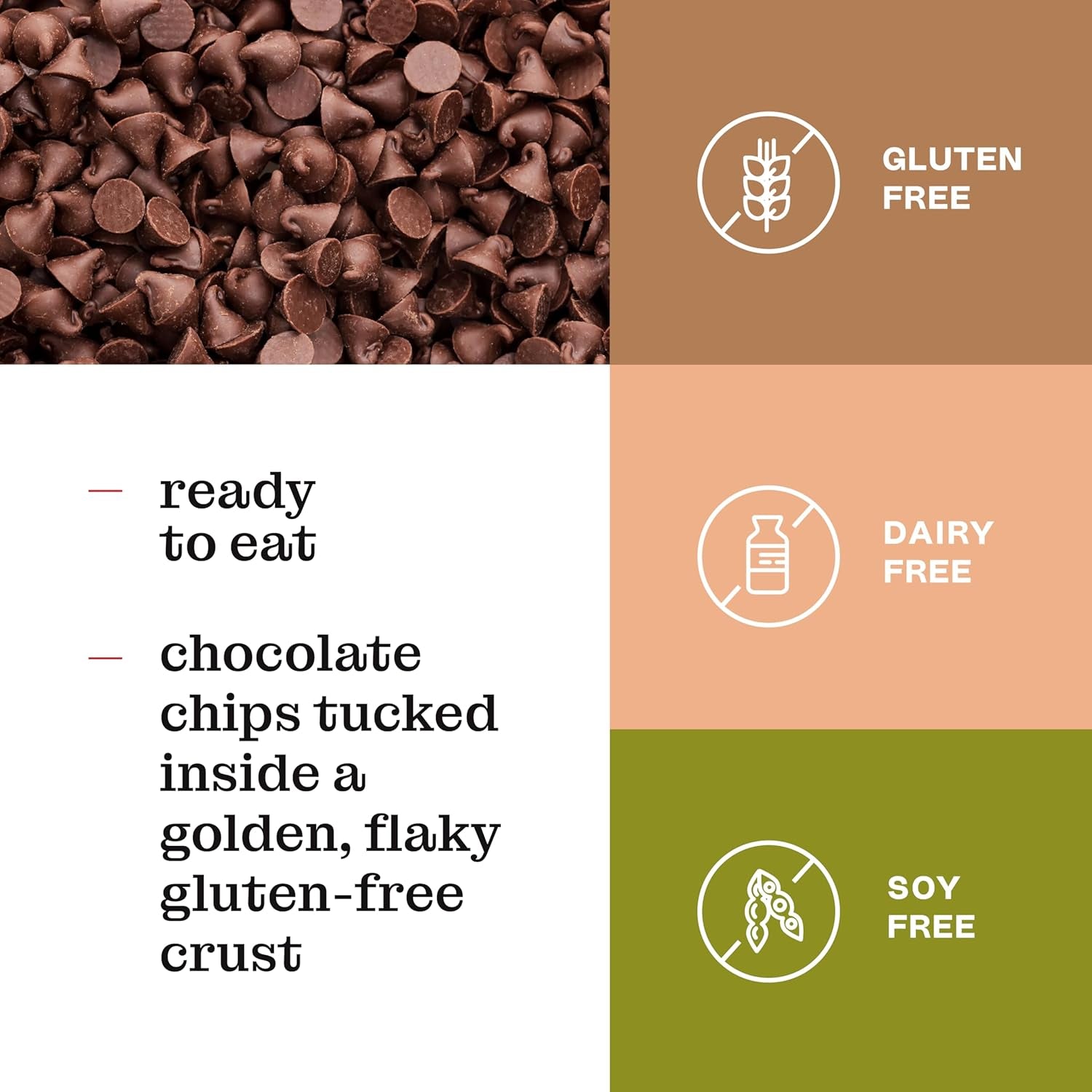 Katz Gluten Free Toaster Pastries. Chocolate Chip. Easy Breakfast Food or Anytime Snacks for Adults & Kids. Sesame Free, Dairy Free, Nut Free, Peanut Free, Soy Free. Kosher Snacks 8 OZ (Pack of 2)