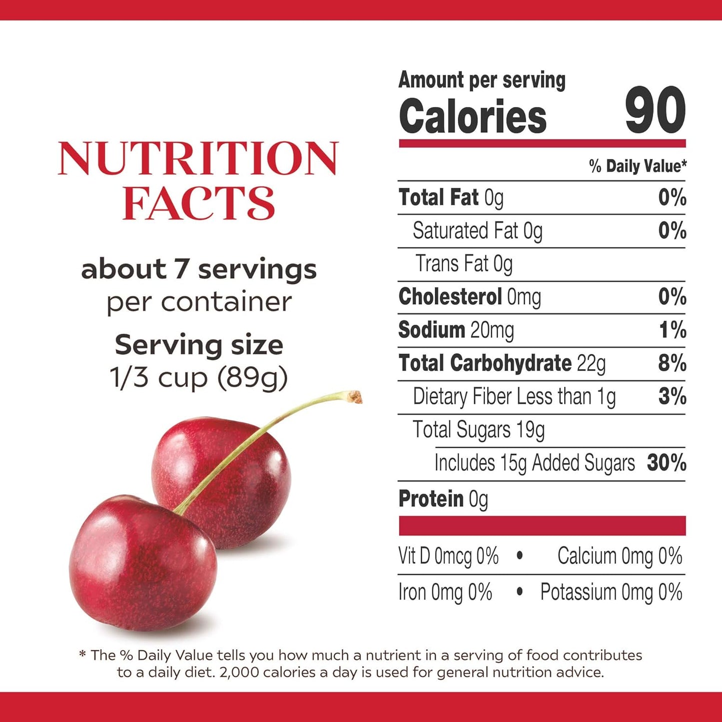 Duncan Hines Comstock More Fruit Pie Filling & Topping, Cherry, 21 Ounce (Pack of 8)