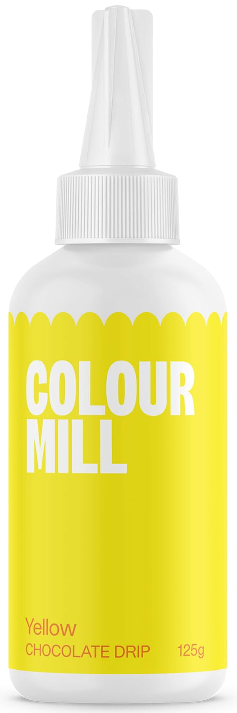 Colour Mill Chocolate Drip Easy-Melt Drizzle for Desserts, 125 Grams Red