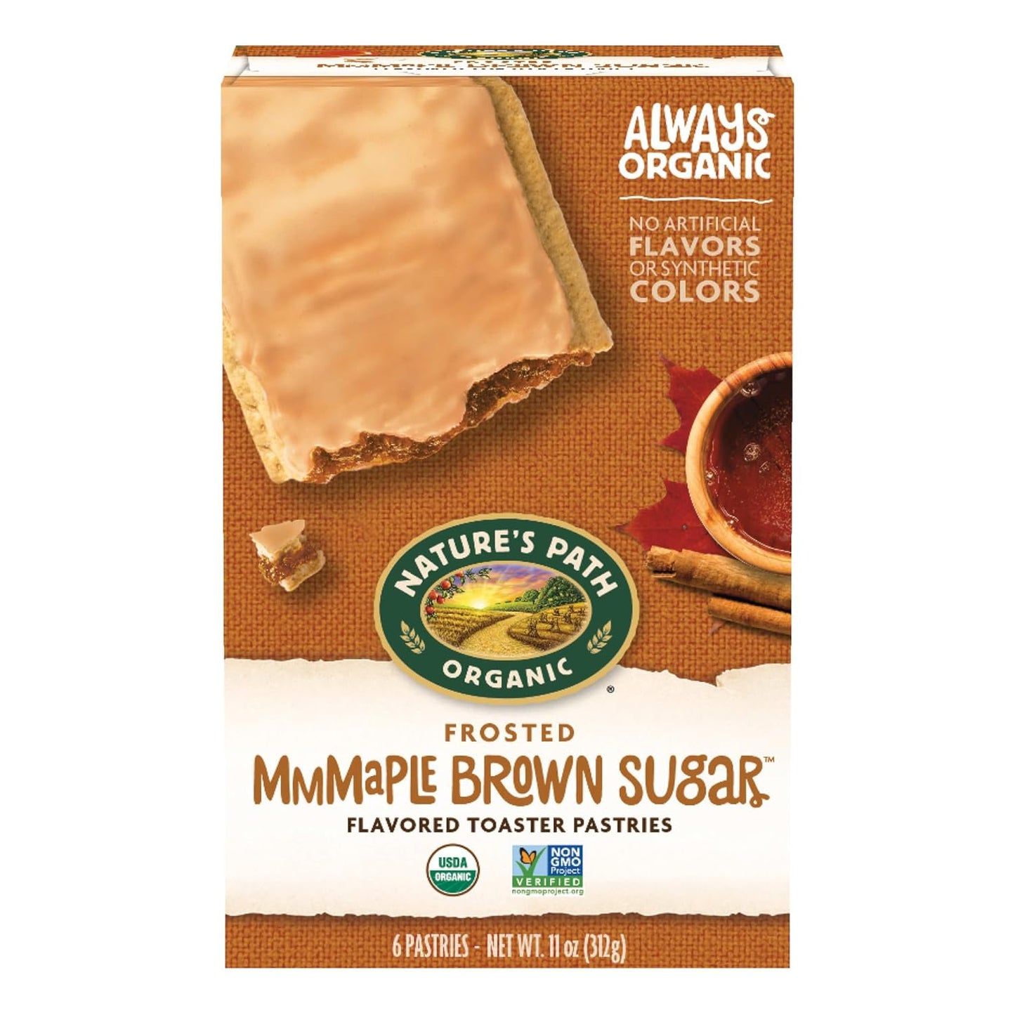 Nature’S Path Organic Frosted Berry Strawberry Toaster Pastries, 11 Ounce (Pack of 12), Non-Gmo, Made with Real Strawberries