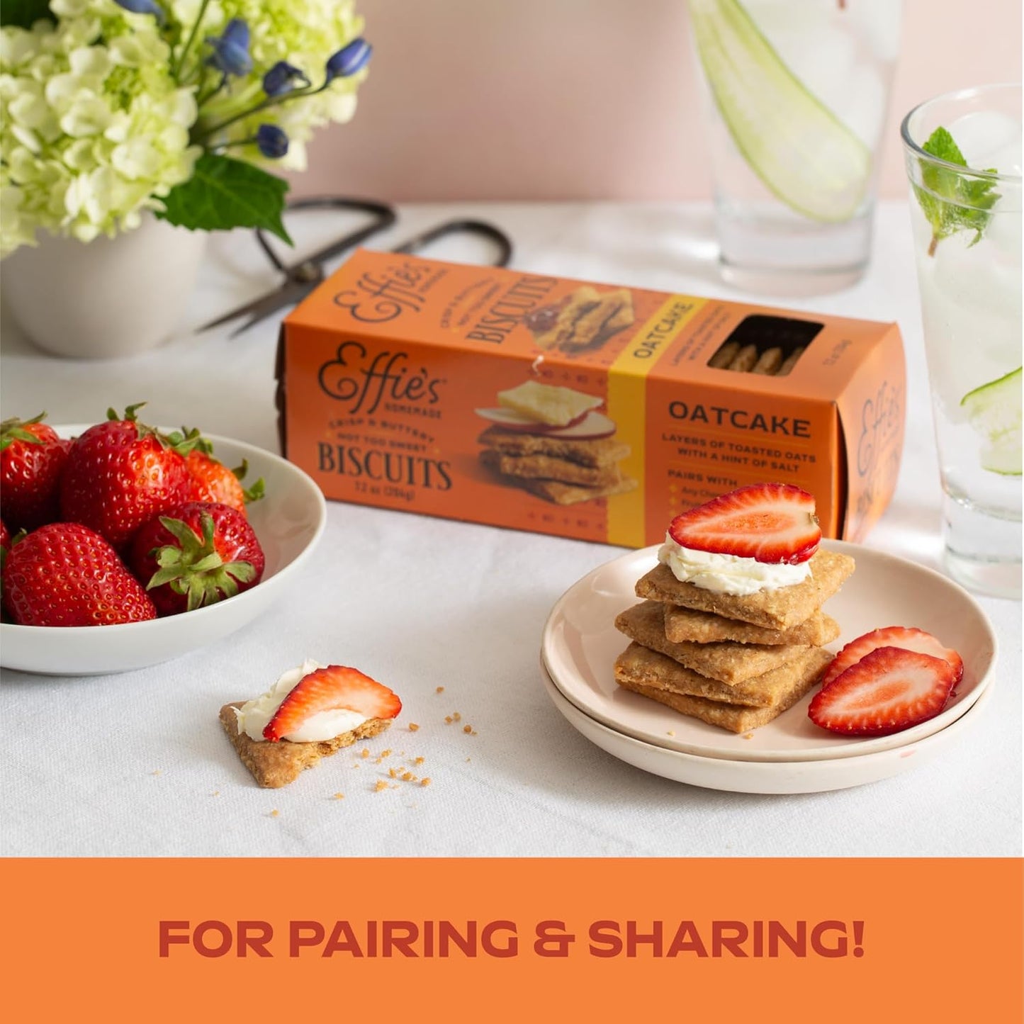 Effie'S Homemade Biscuits - Oatcakes - 3 Pack