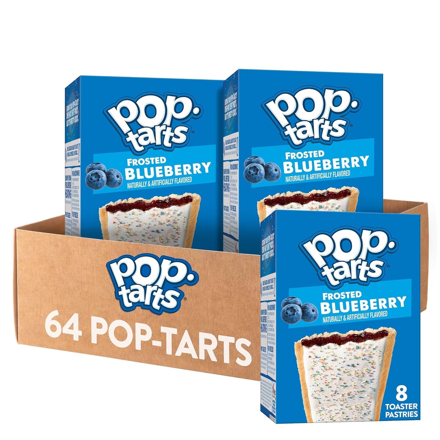 Pop-Tarts Toaster Pastries, Breakfast Foods, Kids Snacks, Frosted S'Mores (64 Count)