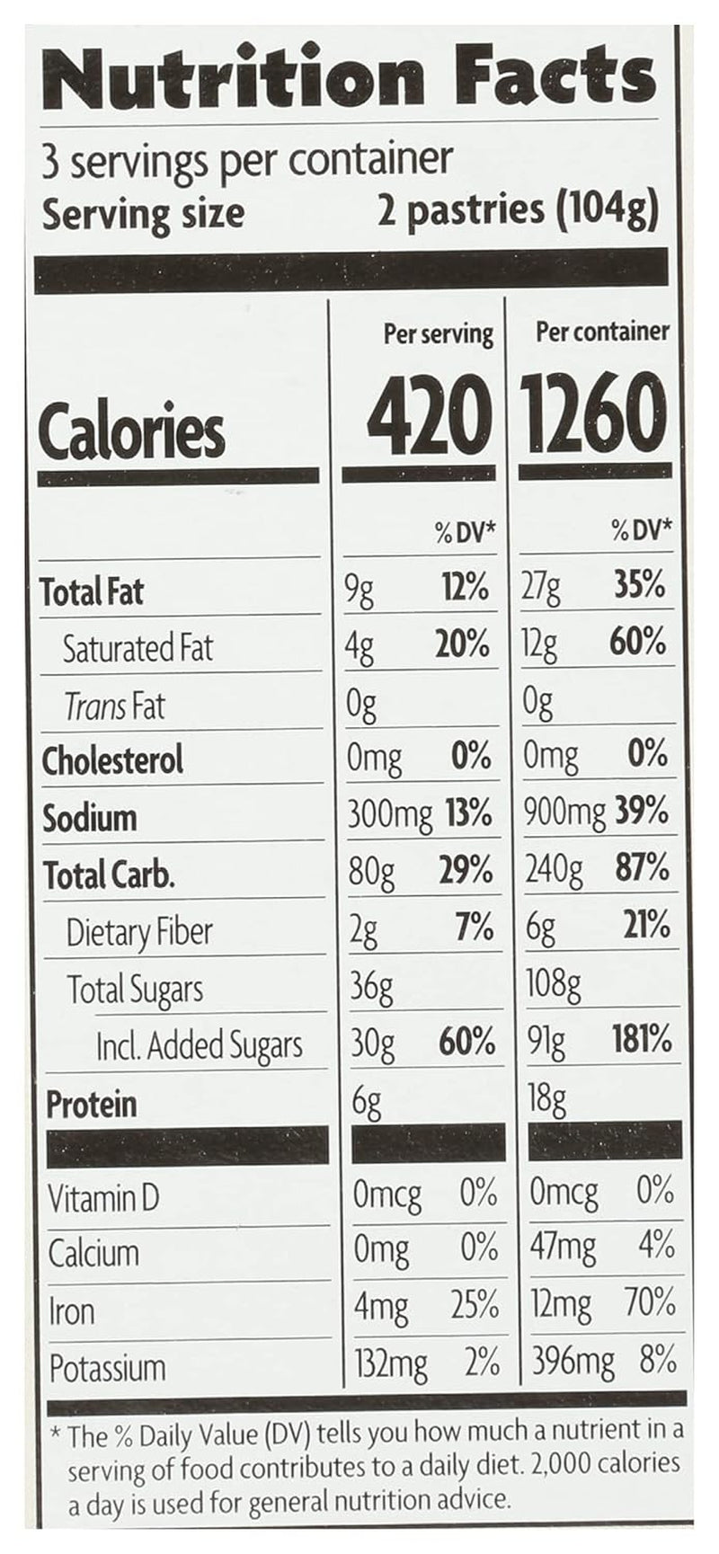 Nature'S Path Toaster Pastries, Strawberry Un-Frosted, 6 Ct