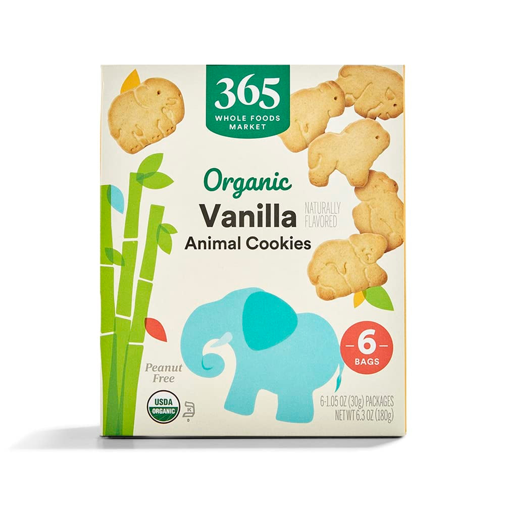365 by Whole Foods Market, Organic Vanilla Animal Cookie, 11 Ounce - Big Mart USA