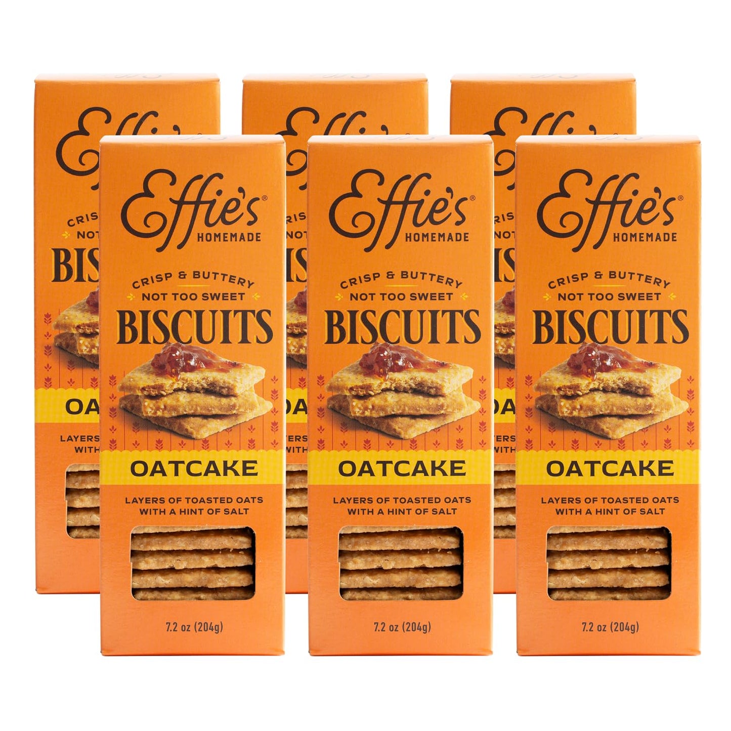 Effie'S Homemade Biscuits - Oatcakes - 3 Pack