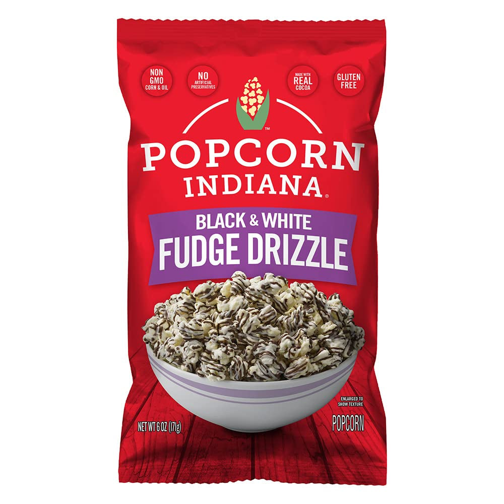 Popcorn Indiana Movie Theater Butter Popcorn (3 Oz Bags – 6 Pack) Pre-Popped Popcorn Made with Real Butter, Gluten Free, No Artificial Flavors, Perfect for Movie Nights or after School Snacks - Big Mart USA