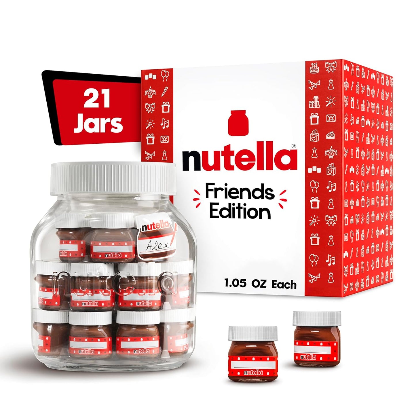 Nutella Hazelnut Spread with Cocoa for Breakfast, 35.3 Oz Jar