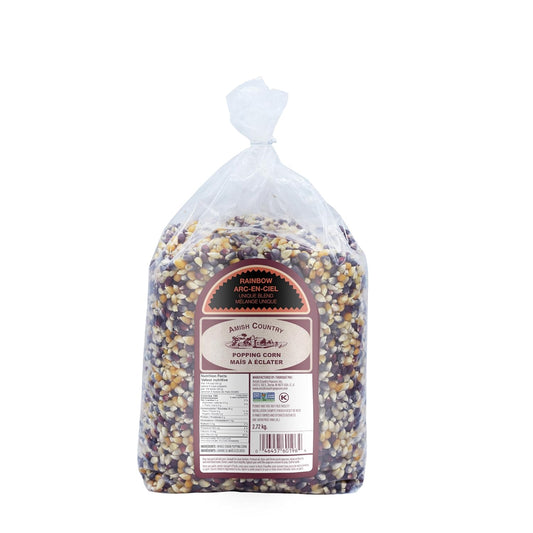 Amish Country Popcorn Rainbow Popcorn Kernels, 6LB Bag - Non-Gmo, Gluten Free, Old Fashioned Popcorn - Big Mart USA