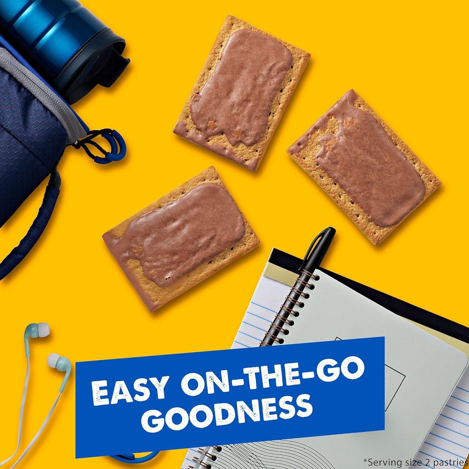 Pop-Tarts Toaster Pastries, Breakfast Foods, Kids Snacks, Frosted S'Mores (64 Count)