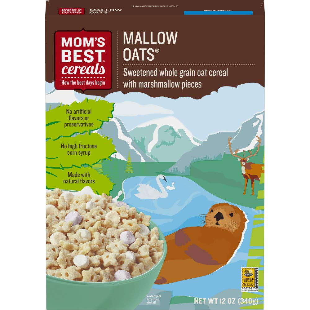 Mom'S Best Crispy Cocoa Rice Cereal, Gluten Free, Kosher, No High Fructose Corn Syrup, Made with Real Cocoa, 17.5 Oz Box (Pack of 14)