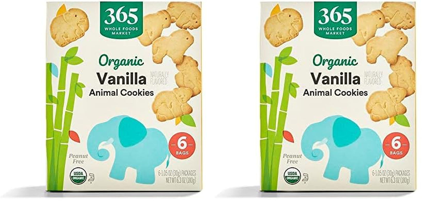 365 by Whole Foods Market, Organic Vanilla Animal Cookie, 11 Ounce - Big Mart USA