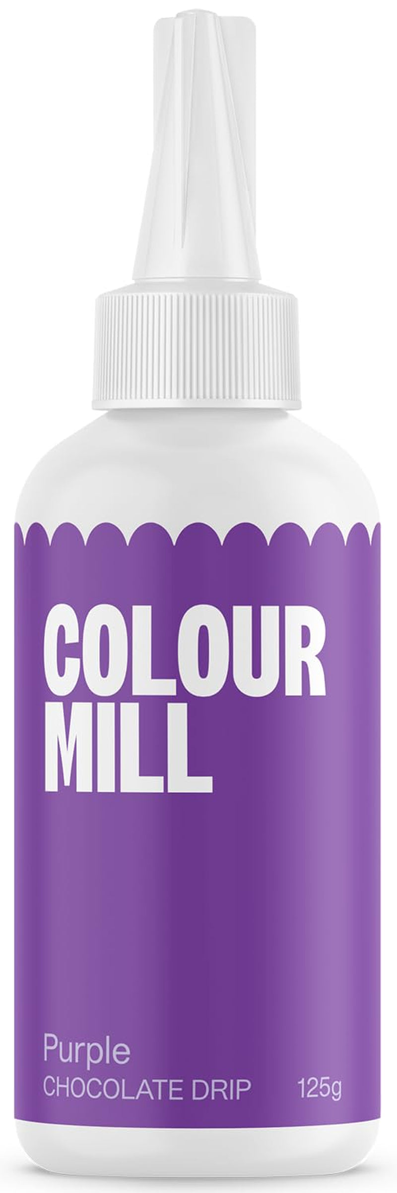 Colour Mill Chocolate Drip Easy-Melt Drizzle for Desserts, 125 Grams Red