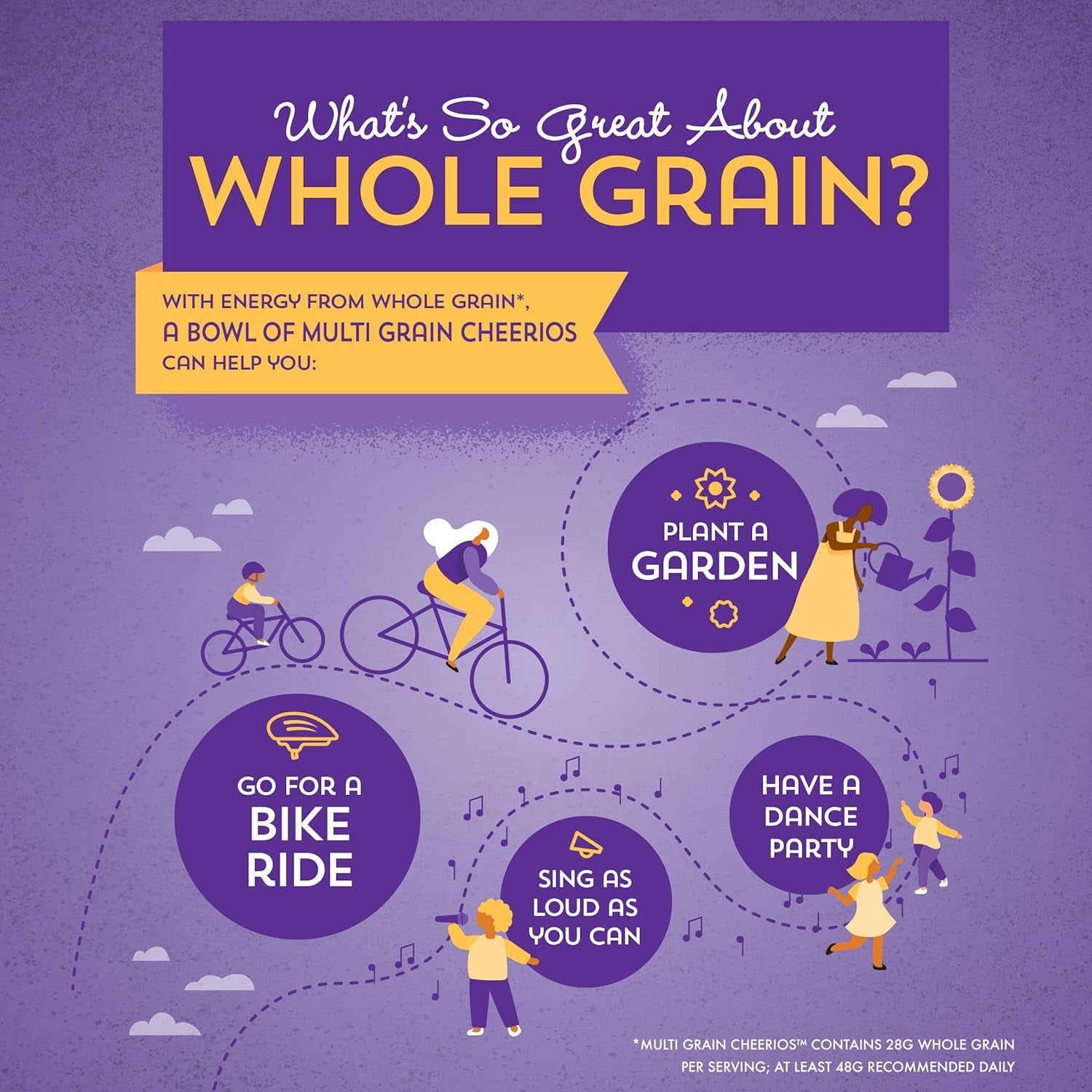 Multi Grain Cheerios, Heart Healthy Breakfast Cereal, Gluten Free, Family Size, 18 Oz