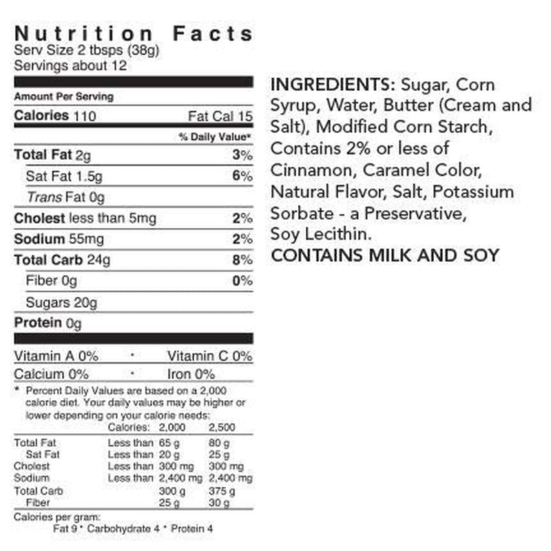 Lyons Cinnamon Designer Dessert Sauce Squeeze Bottle, 16 Ounces