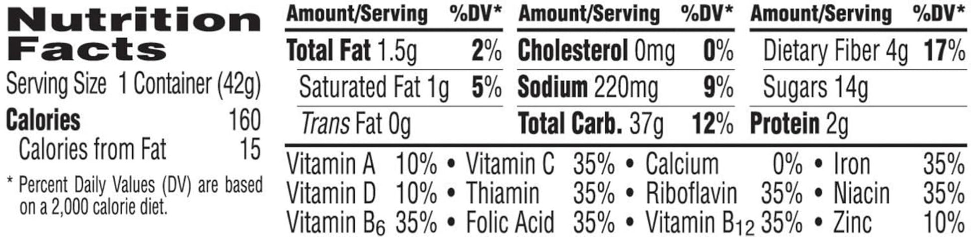 Kellogg’S Apple Jacks Cold Breakfast Cereal Cups, 8 Vitamins and Minerals, Kids Snacks, Original (12 Cups)