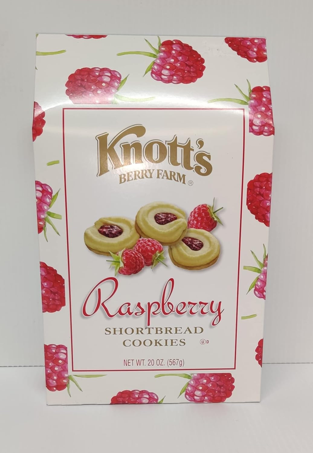 Knott'S Berry Farm Raspberry Shortbread, 2-Ounce Packages (Pack of 8)