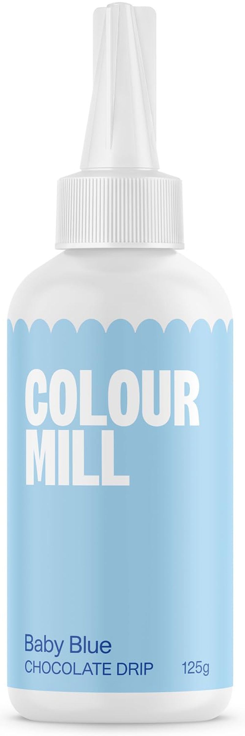 Colour Mill Chocolate Drip Easy-Melt Drizzle for Desserts, 125 Grams Red