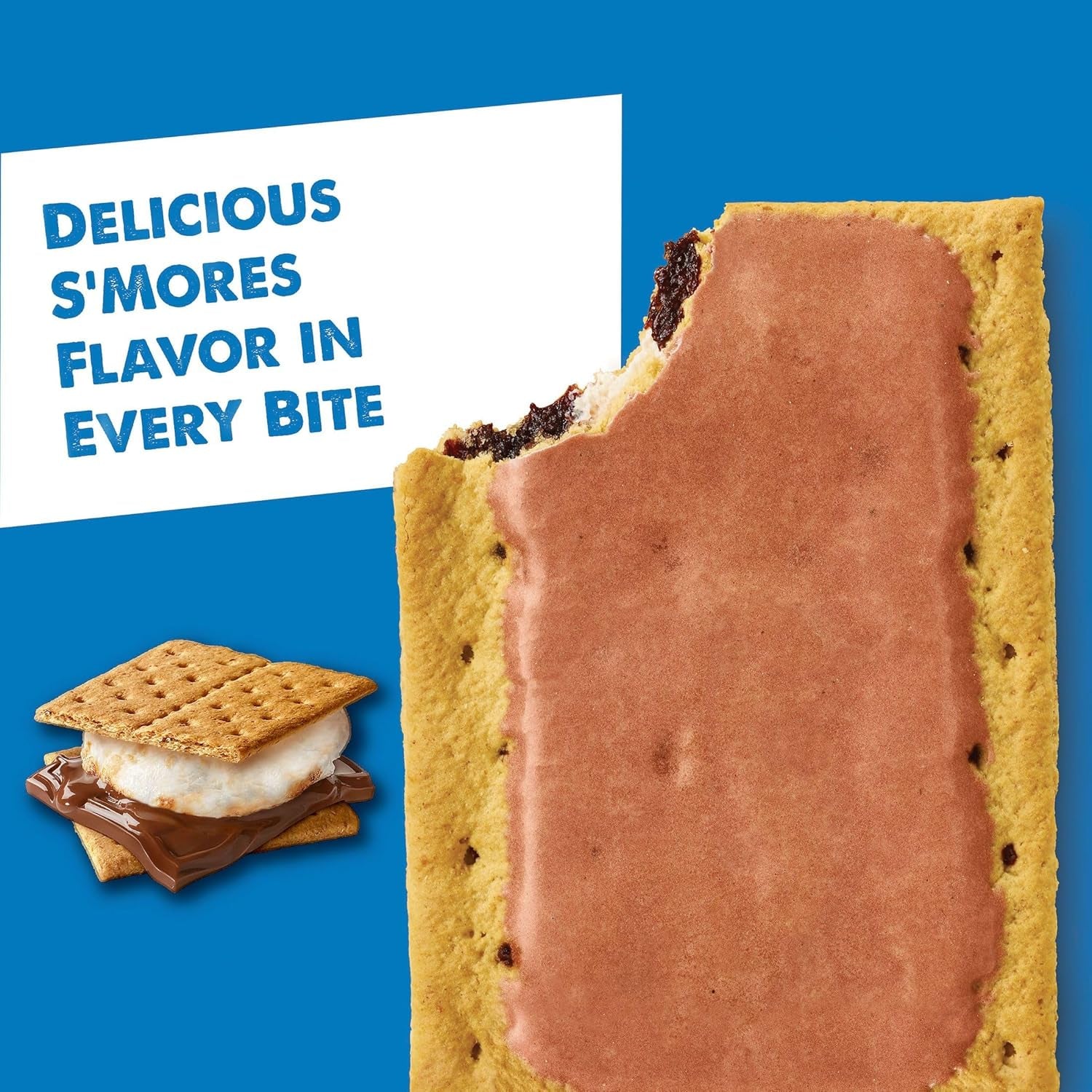 Pop-Tarts Toaster Pastries, Breakfast Foods, Kids Snacks, Frosted S'Mores (64 Count)