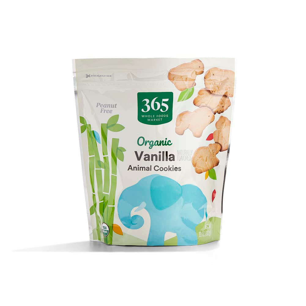 365 by Whole Foods Market, Organic Vanilla Animal Cookie, 11 Ounce - Big Mart USA