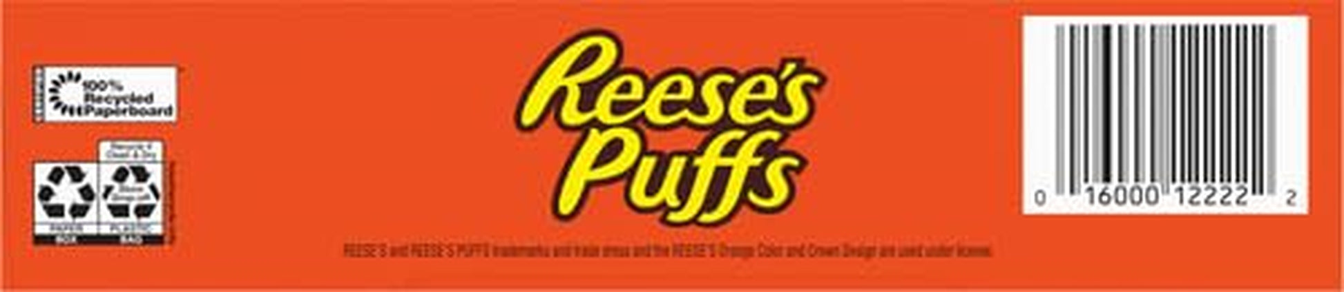 REESE'S PUFFS Breakfast Cereal, Chocolatey Peanut Butter Cereal, 11.5 Oz